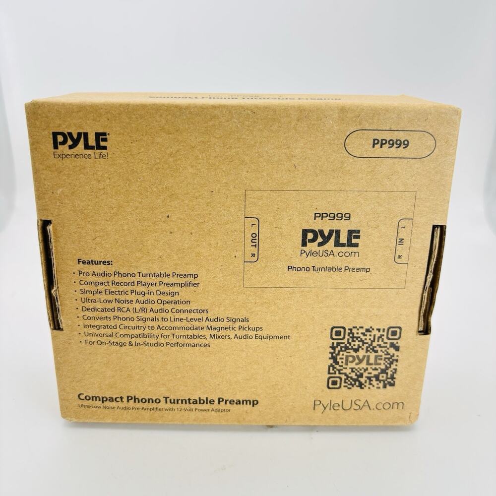 Pyle PRO Phono Turntable Pre-Amplifier Model PP999 New In Open Box. - Picture 2 of 14